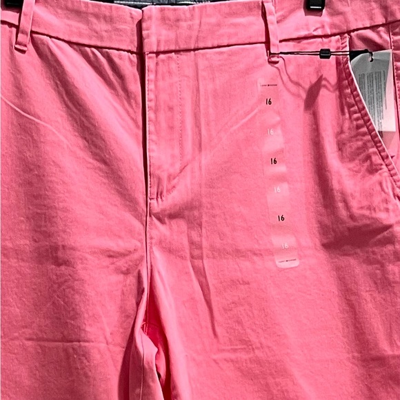 Tommy Hilfiger Size:16 Women Hollywood Short 9” Inseam Pink 97% Cotton - Picture 7 of 10